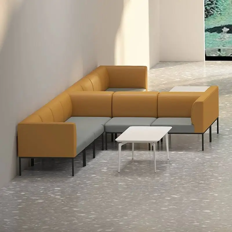Creative Designer Modern Minimalist Leisure Sofa Lobby Reception Meeting Negotiation Rest Lounge Irregular Shape Furniture — image 5