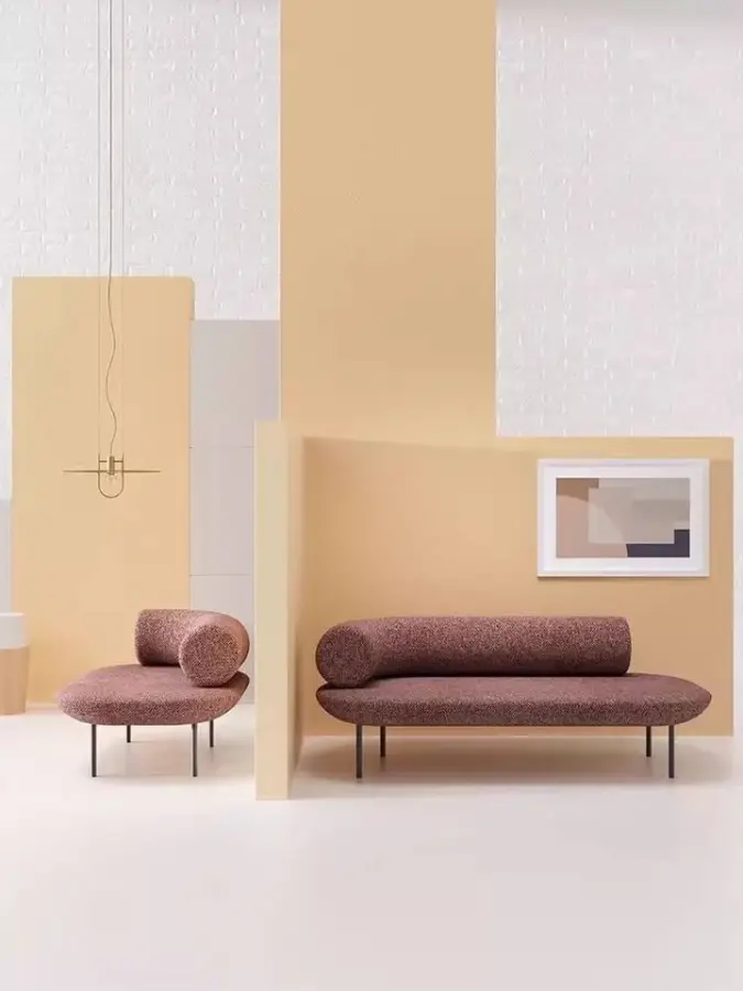 Modern Minimalist Commercial Leisure Sofa Office Lobby Creative Irregular Shape Rest Reception Meeting Lounge Furniture — image 5