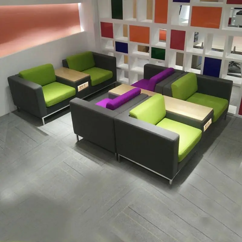 Modern Minimalist Office Sofa Coffee Table Set for Home Office & Living Room Multi-Functional Commercial Furniture — view 1