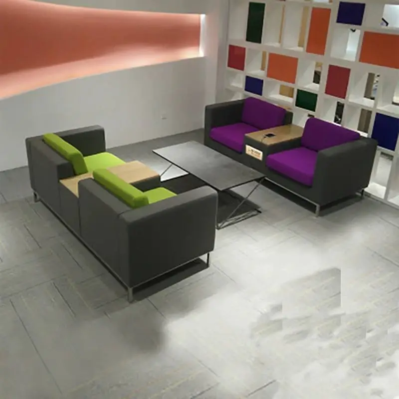 Modern Minimalist Office Sofa Coffee Table Set for Home Office & Living Room Multi-Functional Commercial Furniture — image 4