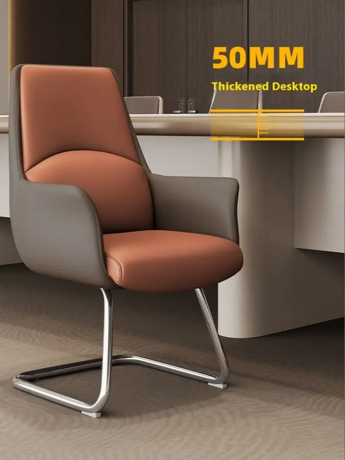 Office Furniture White Conference Table Long Table New Large Creative Negotiation Conference Room Tables and Chairs — image 5