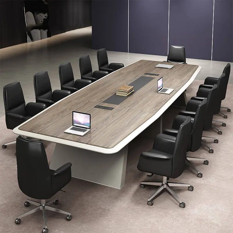 Modern Luxury Wooden Conference Table New Model Design for Commercial Office for Office Room and Meeting Use — view 1