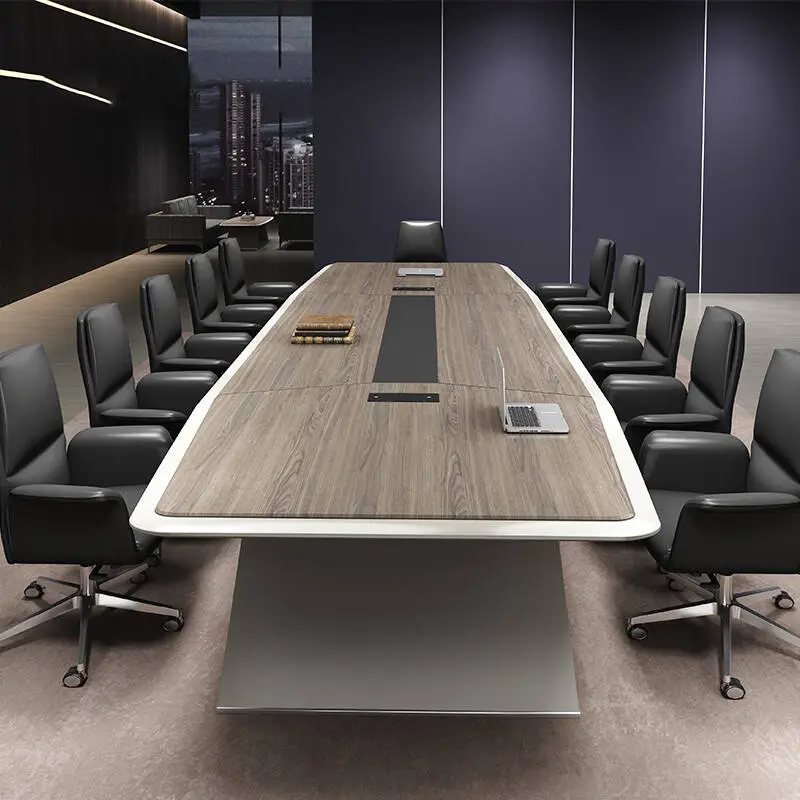 Modern Luxury Wooden Conference Table New Model Design for Commercial Office for Office Room and Meeting Use — image 4