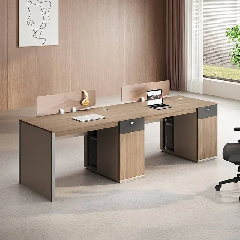 Staff Office Desk Manual Screen Partition Modern Modular Wooden Office Work Stations Partitions Office Partition Whiteboard — image 3