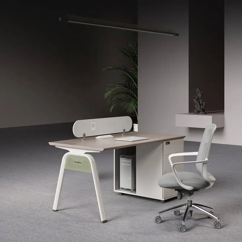 Prise Autonome Modern Wooden Panel Multi-functional Modular Office Workstations Customizable Logo Chairs Tables for Villa Use — image 5