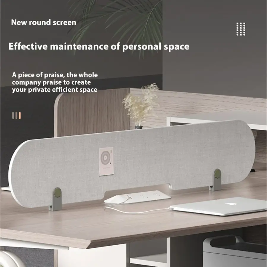 Modern 4-Seat Cubicle Modular Office Workstation Prise Autonome Factory Commercial Furniture for 6 Person Staff Workstation — image 3