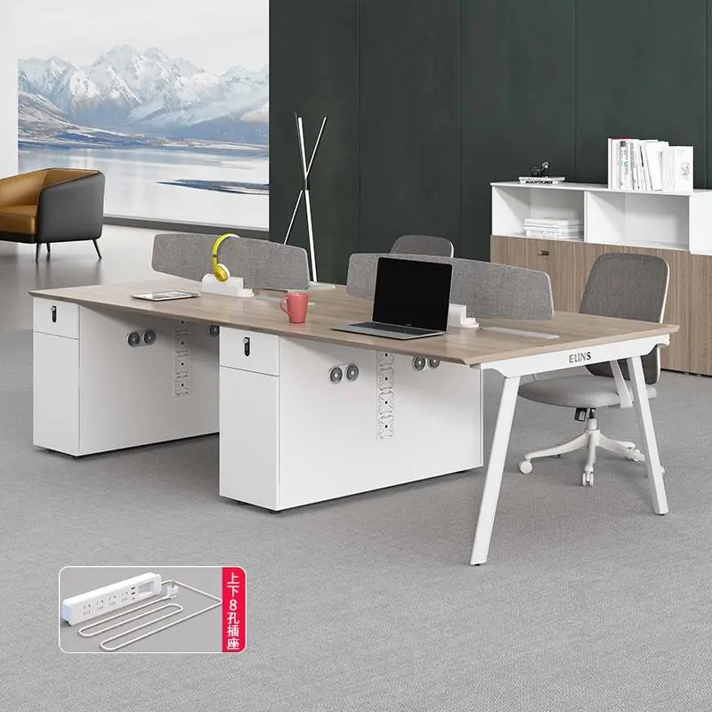Prise Autonome Modern Wooden Panel Modular Multi-functional Office Workstations with Customizable Logo for Villa Use — image 5