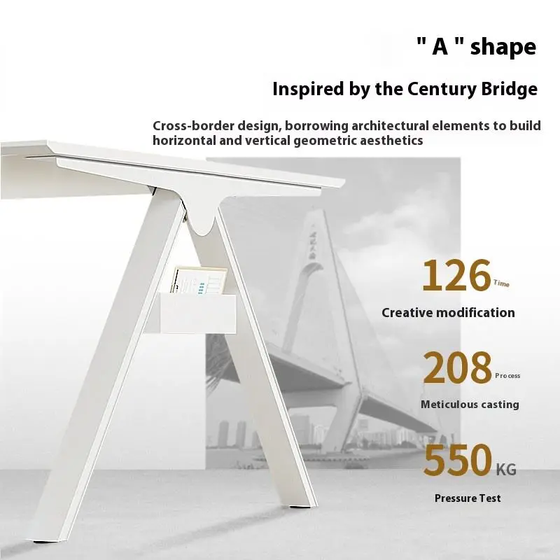 Modern Luxury Wooden Office Furniture Modular Free Combination 4 Seats Staff Table Cubicle Workstation Panel Villa Office — image 6