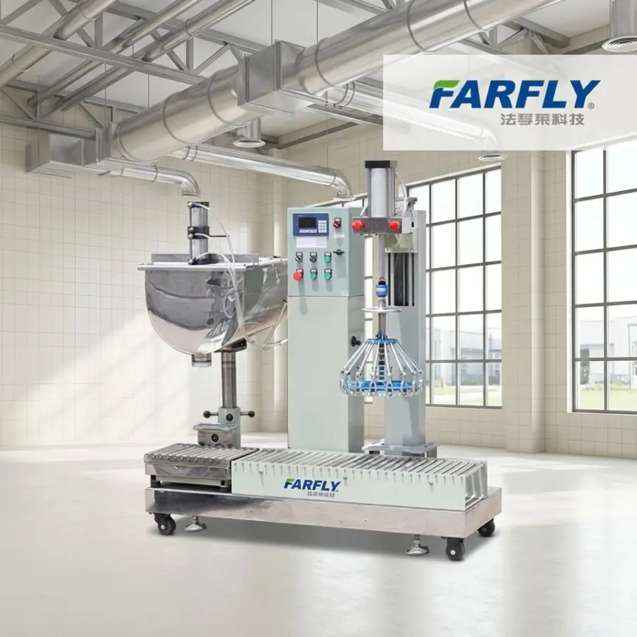 Shanghai Farfly FWG Semi-Automatic Filling Machine0.5-5L/5-30L for Chemical Coating & Paint — view 1
