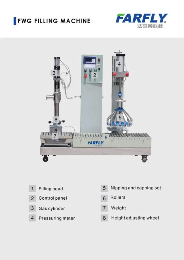 FWG Automatic High-Accuracy Chemical Paint Filling Machine for Plastic & Metal Bottles Cans & Barrels with 1 Year Warranty — image 2