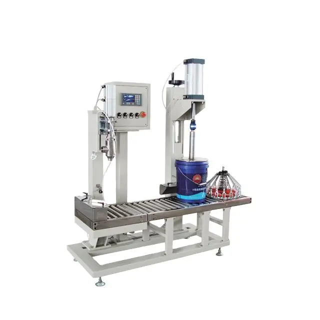 Semi-Automatic Pneumatic Filling Machine for Oil & Chemical Plastic Barrels 220V — image 2