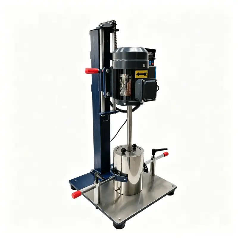 Stainless Steel Laboratory Disperser 0.5-3L Capacity 550W High Productivity Chemical Liquid Mixer — view 1
