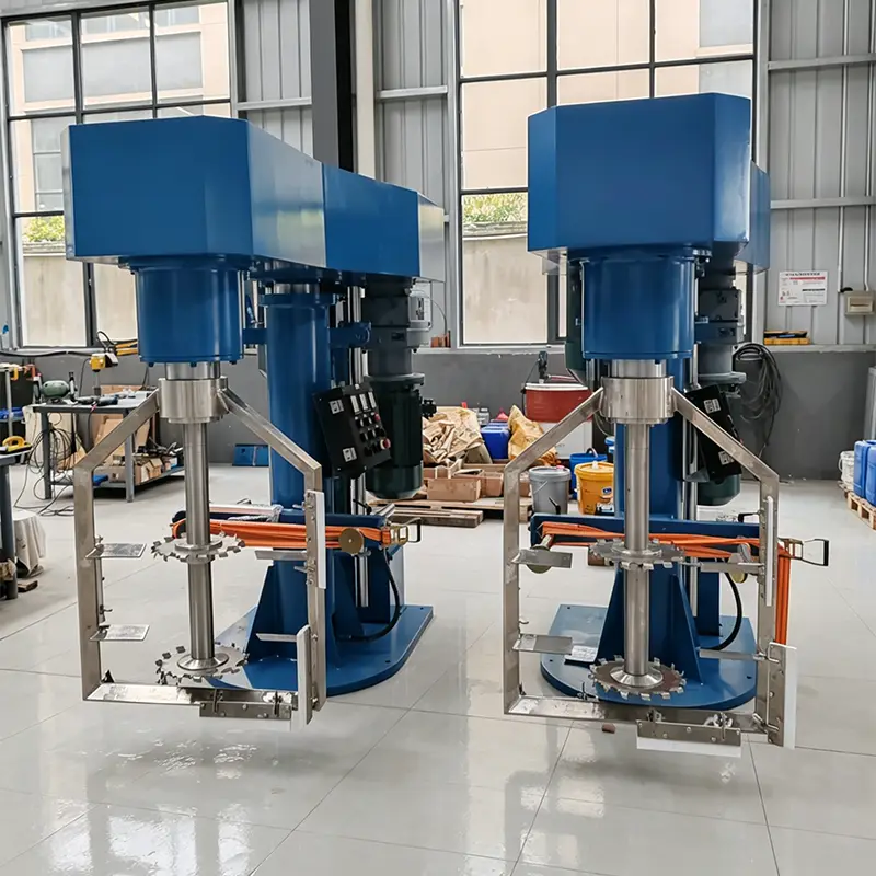 Quality First Hydraulic Lifting Concentric Dual-shaft Industrial Paint Mixer Machine — image 3