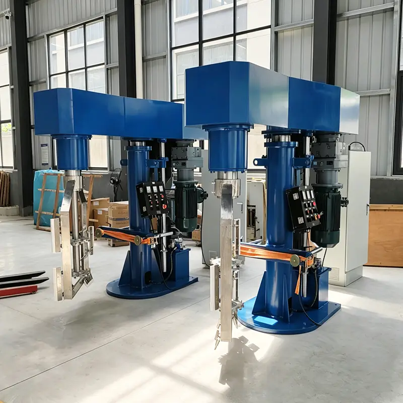 Quality First Hydraulic Lifting Concentric Dual-shaft Industrial Paint Mixer Machine — image 4