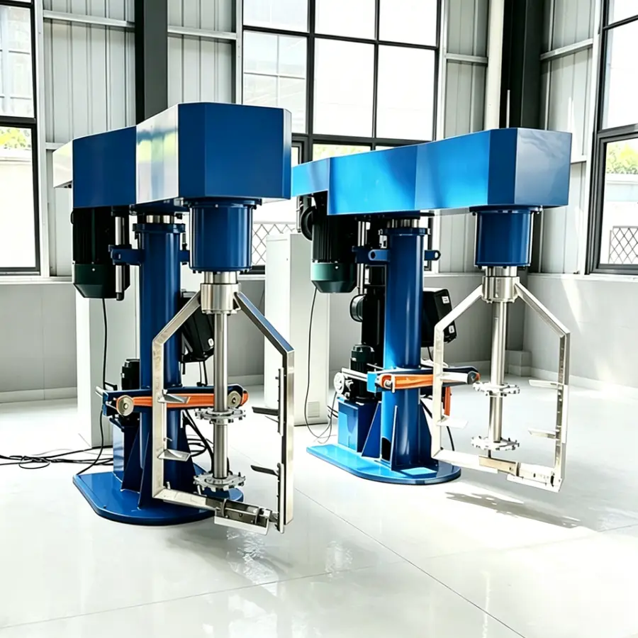 Quality First Hydraulic Lifting Concentric Dual-shaft Industrial Paint Mixer Machine — image 5