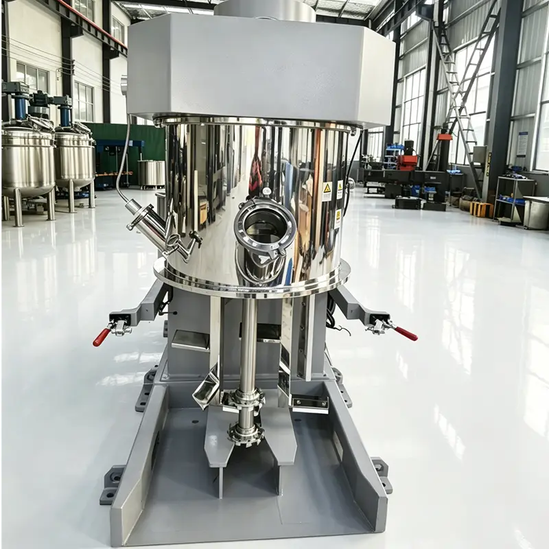 500L Chemical Industry Vacuum Double Planetary High Disperse Mixer for Glue Adhesive and Sealant — image 4