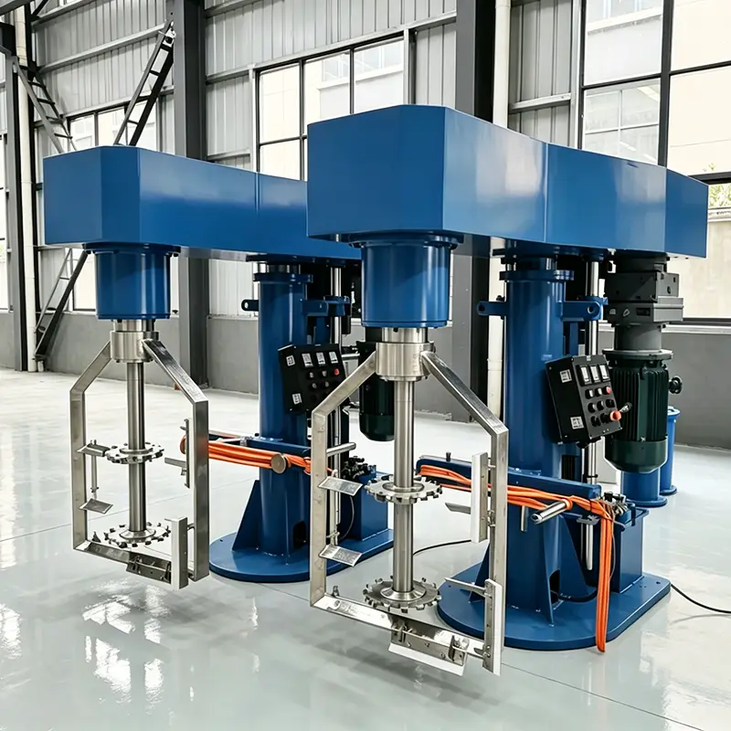 Quality First Hydraulic Lifting Concentric Dual-shaft Industrial Paint Mixer Machine — image 6