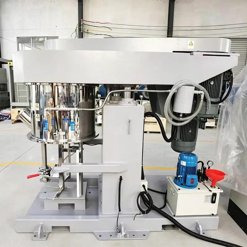 500L Chemical Industry Vacuum Double Planetary High Disperse Mixer for Glue Adhesive and Sealant — image 5