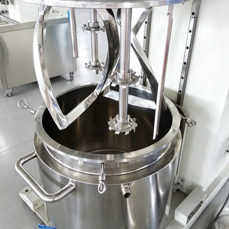 500L Chemical Industry Vacuum Double Planetary High Disperse Mixer for Glue Adhesive and Sealant — image 6
