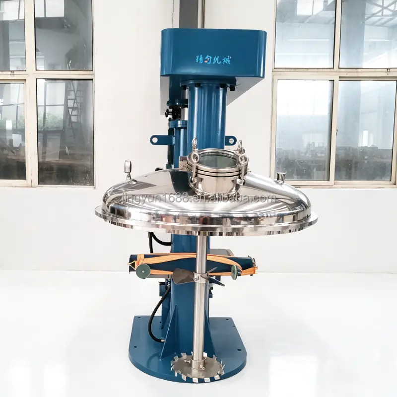 Stainless Steel Hydraulic Lifting Disperser Ink Coating Color Paste High Speed Stirring Machine — image 3