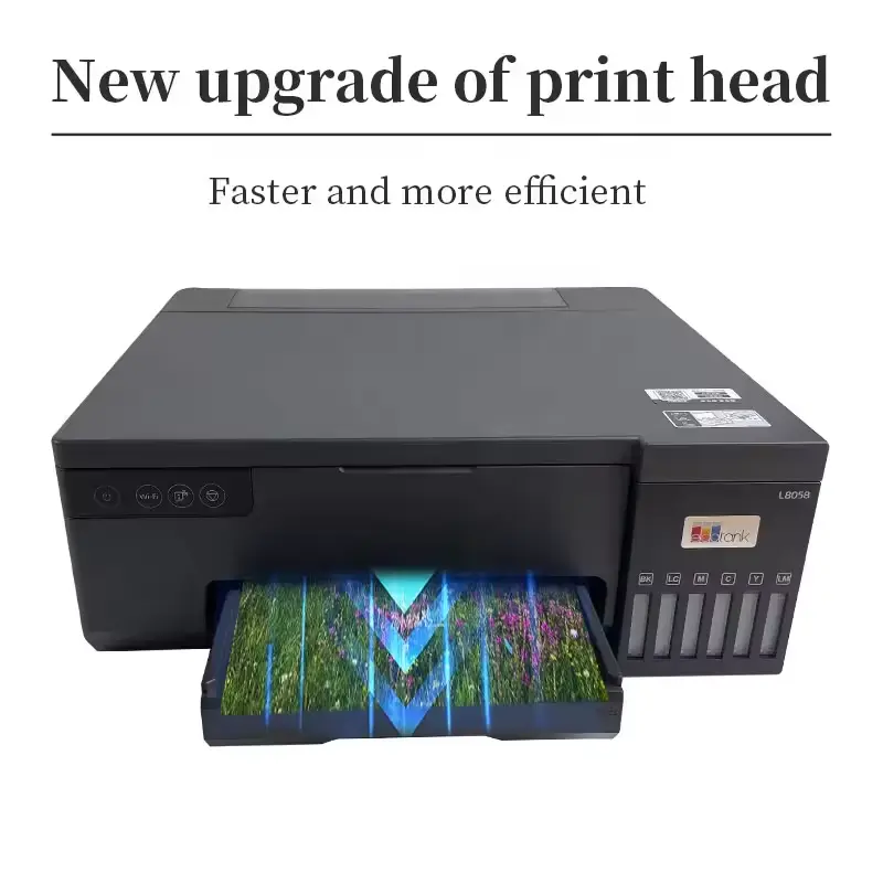 Factory Price High Speed 3D Sublimation A4 6 Color Ink Bin Photo Printing Machine L8058 Inkjet Printer Ink Printing Machine — image 5