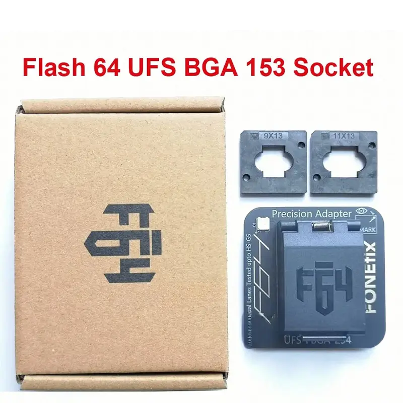 Flash 64 Ultra Full Set High-speed Hard Disk Editor with UFS BGA 153 UFS BGA 254 BGA 297 EMMC ISP ISP UFS Jtag Adapter Repair — image 2