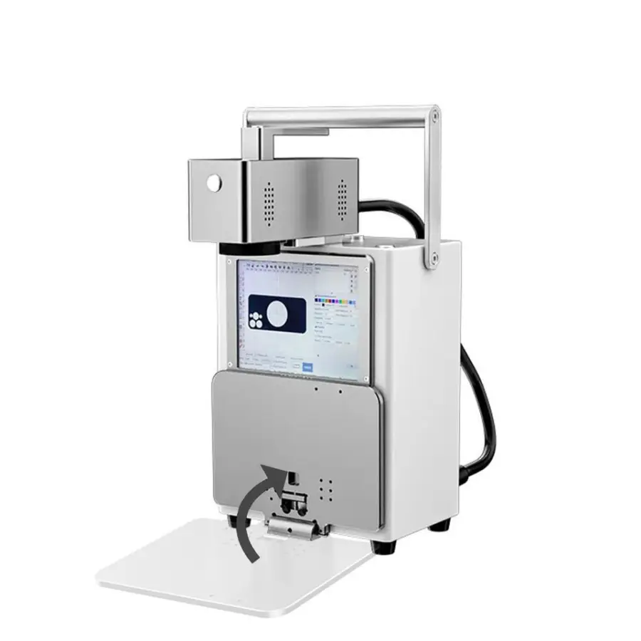 TBK 958N Portable Laser Machine Back Glass Remover for iPhone 8-14 Series DIY Marking Engraving Machine Phone Back Glass — view 1
