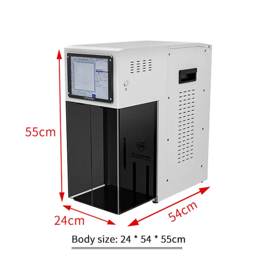 TBK 958Z 5W Automatic UV Laser Dismantling Marking Machine for Mobile Phone Front LCD Screen/Rear Cover Glass Separation Machine — image 3