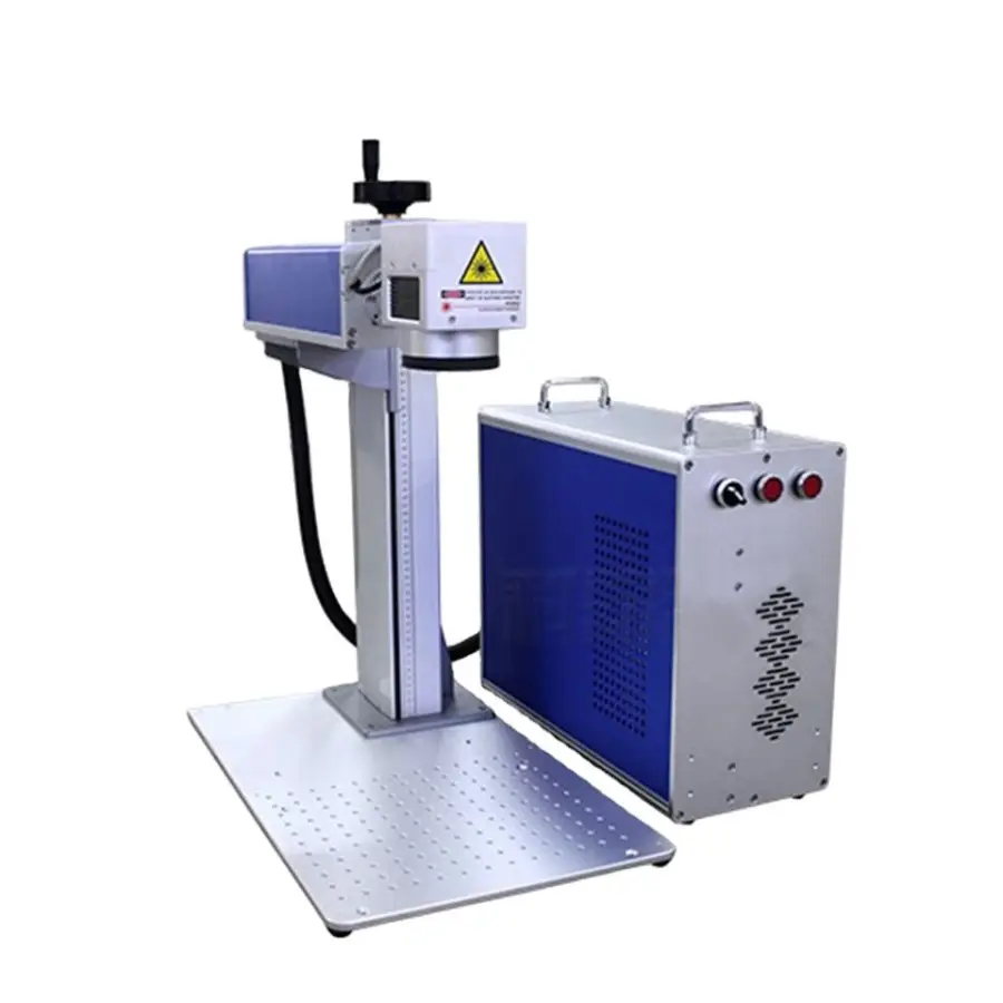 New Arrive 50W Split Type Fiber Laser Marking Machine with Raycus Laser Source Laser Printer Cutter for Jewelry Making — view 1