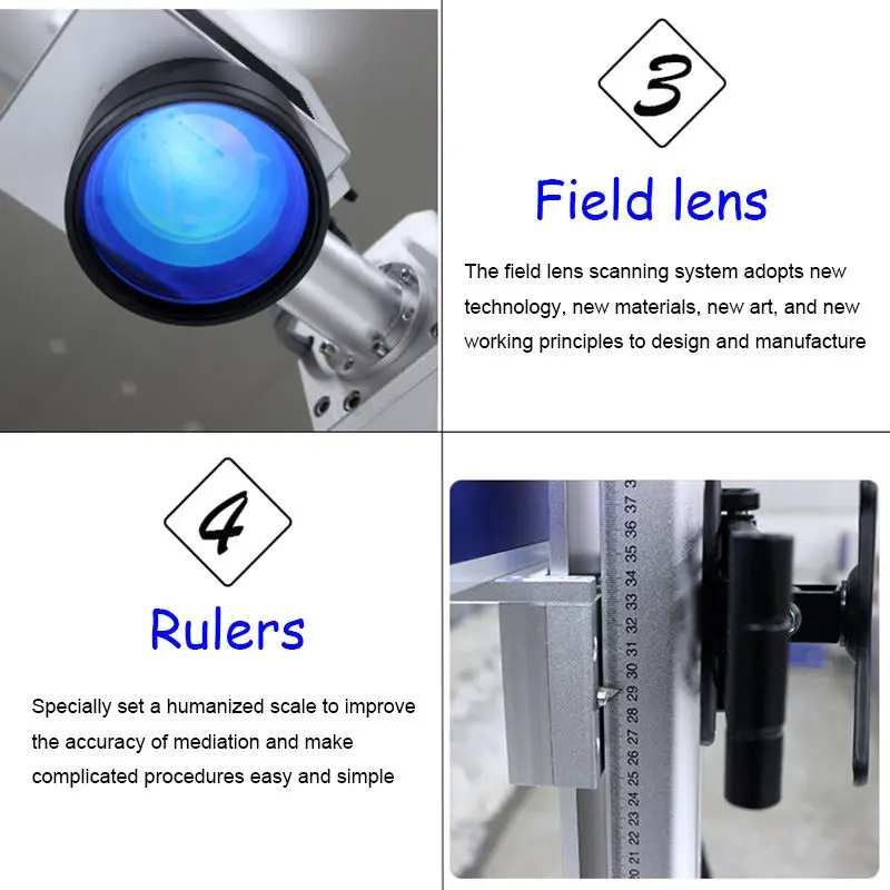 New Arrive 50W Split Type Fiber Laser Marking Machine with Raycus Laser Source Laser Printer Cutter for Jewelry Making — image 5