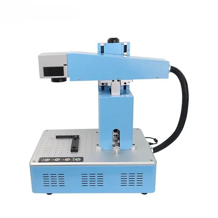Sunshinee SS-890B 20W Fiber Laser Machine With Smoke Extractor Engraving Etching Metal for iPhone Back Glass Cover Remove — image 3