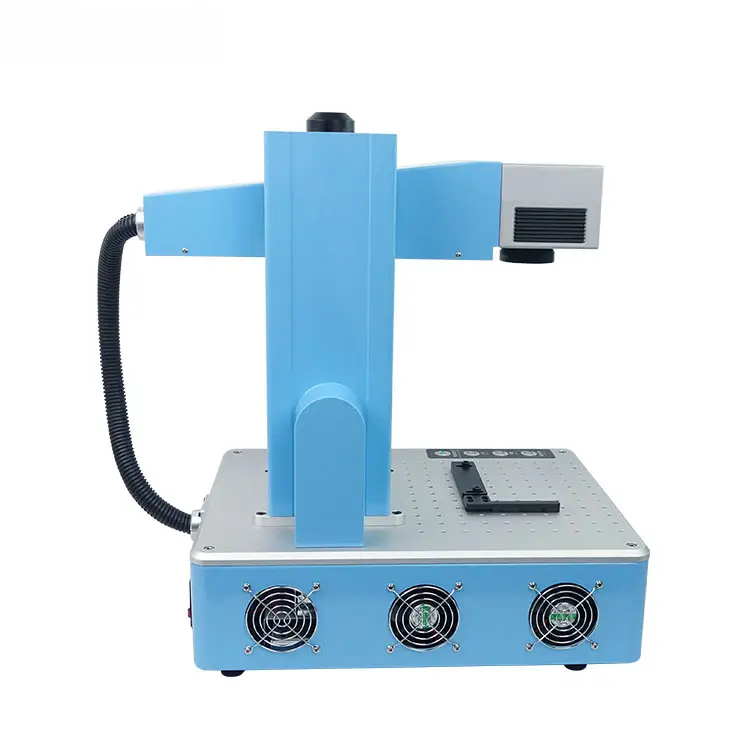 Sunshinee SS-890B 20W Fiber Laser Machine With Smoke Extractor Engraving Etching Metal for iPhone Back Glass Cover Remove — image 5