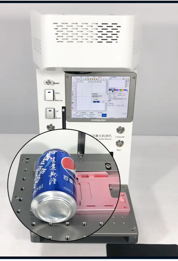 Best Price TBK 958a Laser Marking Machine Built-in Keyboard Auto Focus for iPhone 8 8P X XR XS XS Max Back Glass Repair — image 4