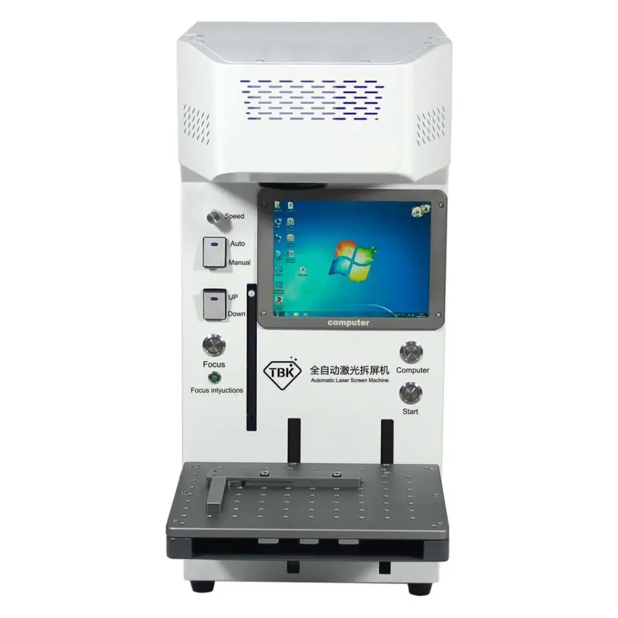 Best Price TBK 958a Laser Marking Machine Built-in Keyboard Auto Focus for iPhone 8 8P X XR XS XS Max Back Glass Repair — image 5