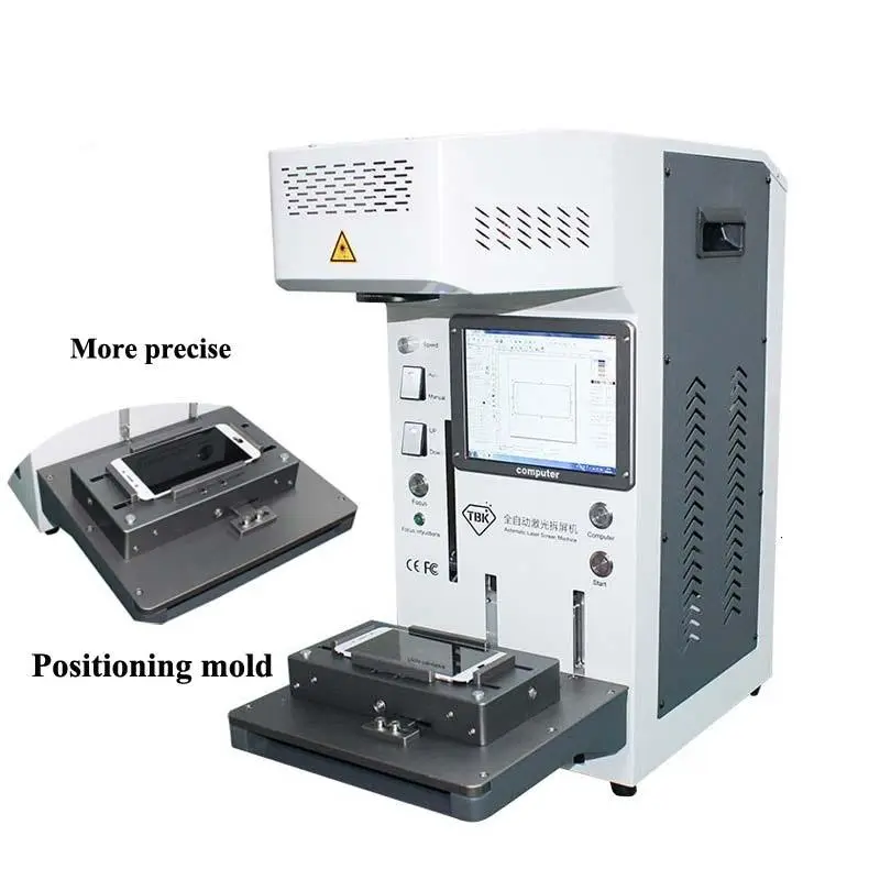 Best Price TBK 958a Laser Marking Machine Built-in Keyboard Auto Focus for iPhone 8 8P X XR XS XS Max Back Glass Repair — image 7