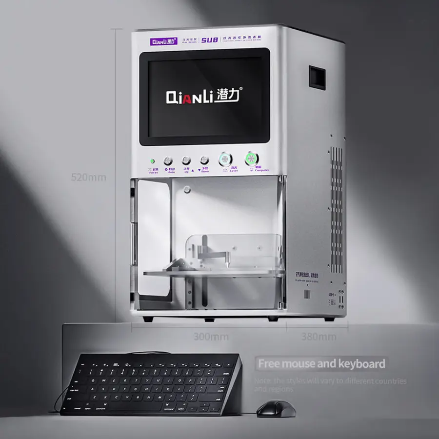 Qianli SU8 3W Cold Light UV Jewelry Laser Machine for iPhone Tablet Phone Frame Front Back Glass Removal Separator — image 7
