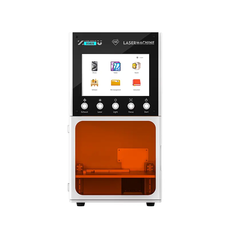 TBK 958ZU Intelligent AI Voice UV Laser Marking Machine Lcd Screen Dismantle for Phone LCD Screen Glass Back Cover Separ — view 1