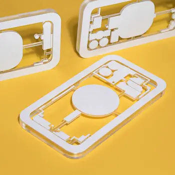 M-Triangel Phone Housing Protecting Mold Back Glass Protecting Moulds for Laser Machine Removing iPhone Back Glass Cover — image 7
