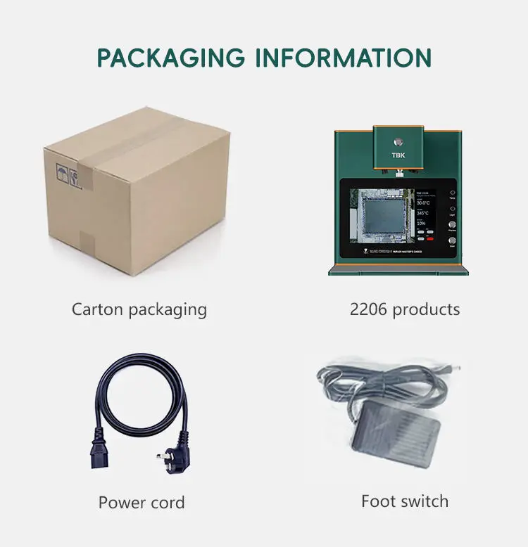 TBK-2206 Intelligent Laser Welding Machine with Thermal Imaging Microscope for Mobile Phone Motherboard Chip Fault Diagnostic — image 7