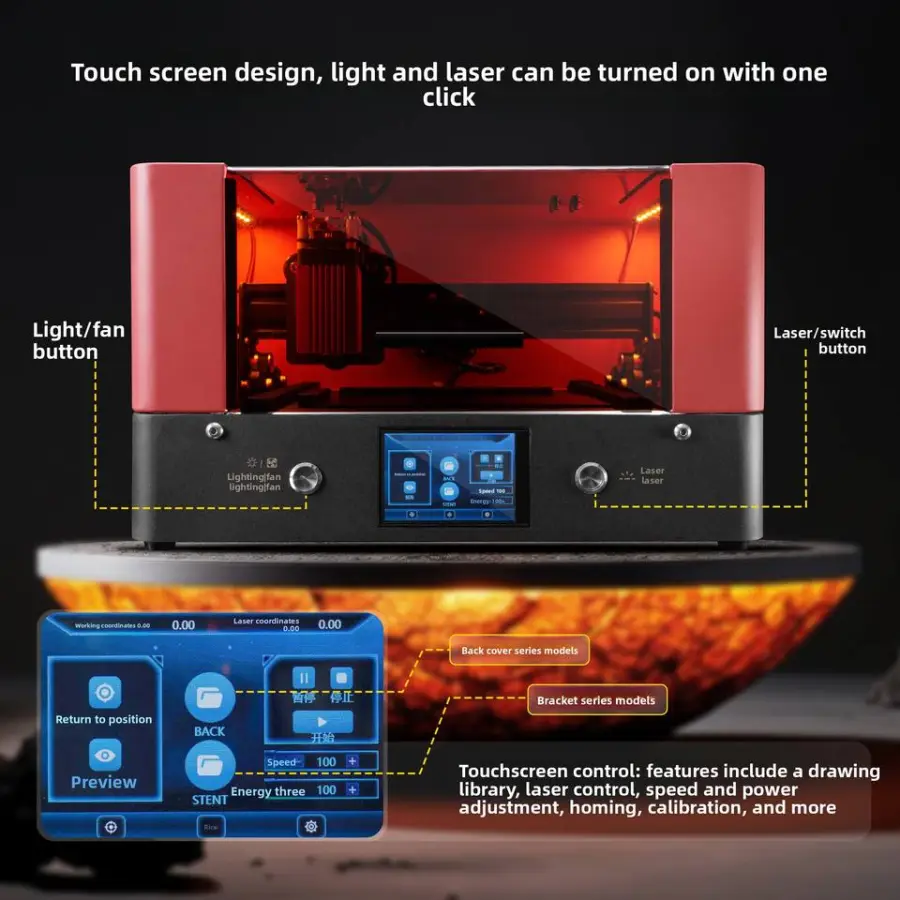 YCS Mini Laser Welding Machine UV Engraving Machine for Disassembly of iPhone X-16PM Screen/Back Cover/LCD Screen/Frame — image 6