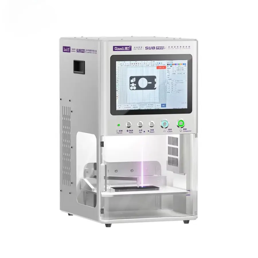 QianLi SU8 Pro UV Cold Light Laser Marking Machine for iPhone Front Glass Back Cover Frame Laser Separating Remove Machine — image 4