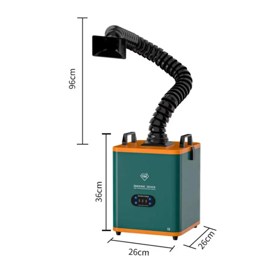 TBK-618 Soldering Welding Smoking Machine High Efficiency Purification for Laser Dust and Motherboard Smoke Absorption Tool — image 4