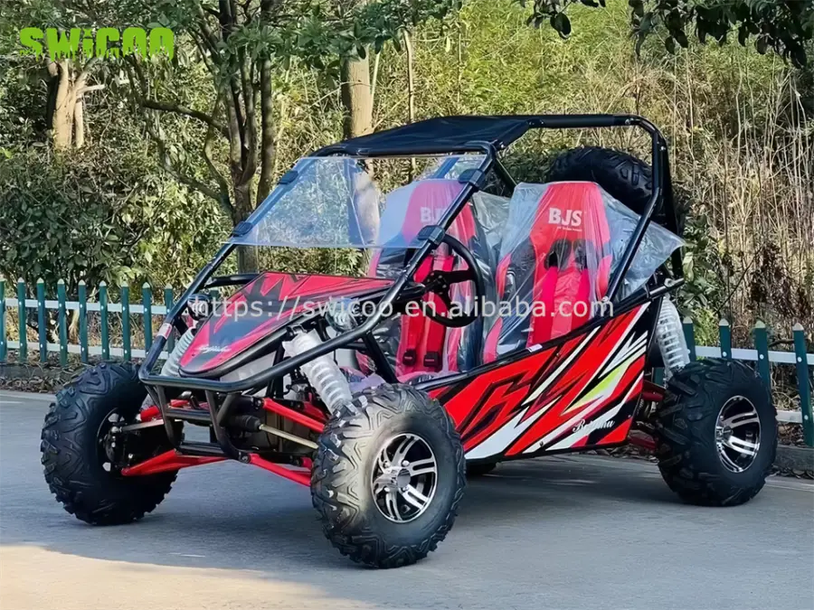 Off-road Buggy Kart Jinlang 200cc 4 Stroke Oil Cooled All Terrain Vehicles 2 Seater Go Kart Quad — image 2