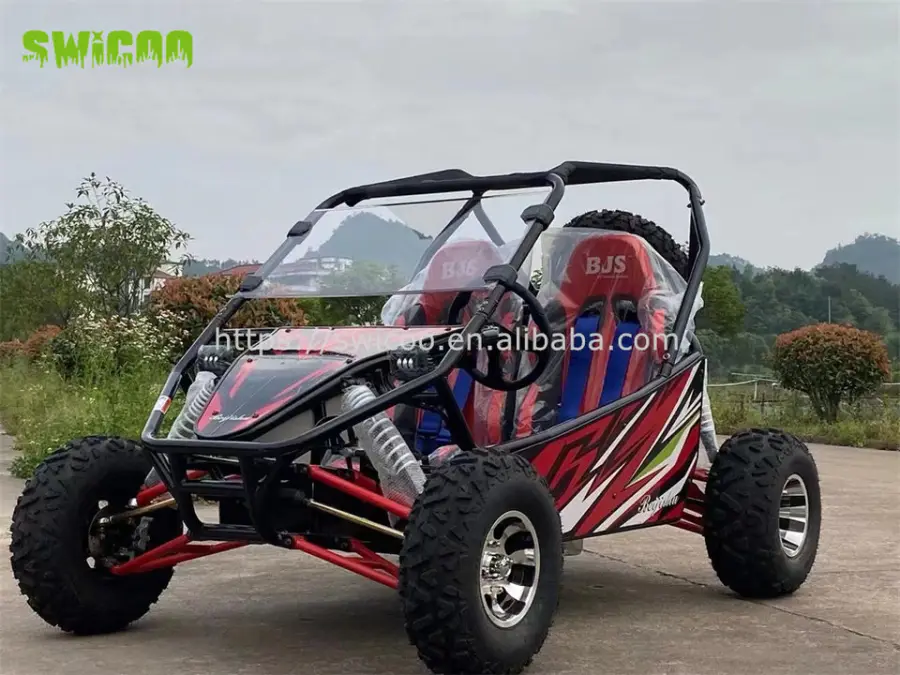 Off-road Buggy Kart Jinlang 200cc 4 Stroke Oil Cooled All Terrain Vehicles 2 Seater Go Kart Quad — image 5