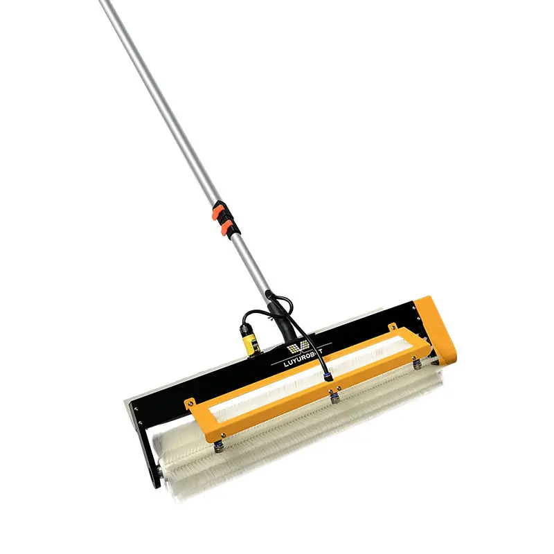 High Quality Hand-Held Rolling Solar Panel Scrubber Brush New Design Photovoltaic Surface Cleaning Machine — image 7