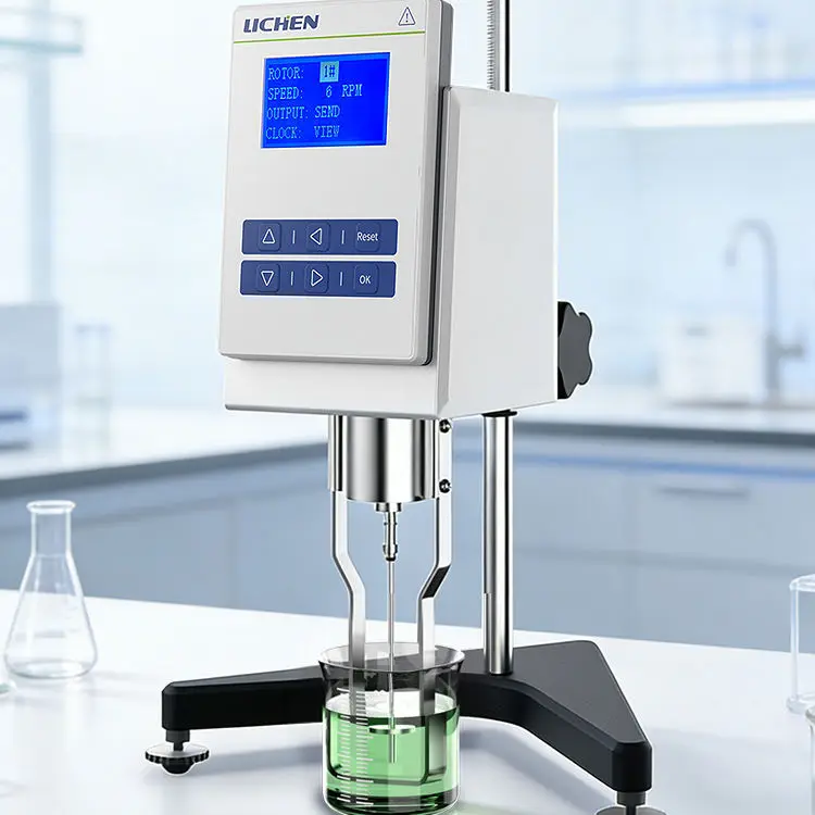 NDJ-S Lab Instrument Digital Rotational Viscosity Meter Brookfield Rotational Viscometer for Cosmetics Oil Testing — image 7