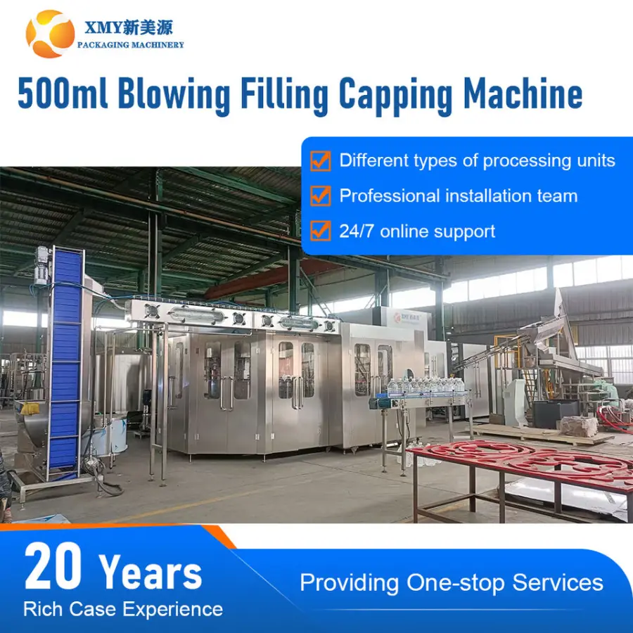 500ml Blowing Filling Capping Machine for Mineral Water/tea Drinks/fruit Juice/functional Drinks/carbonated Drinks — view 1