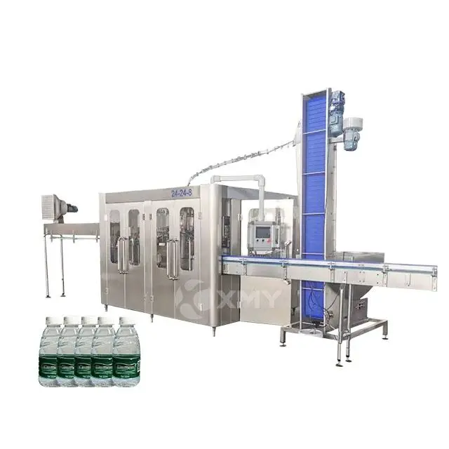 Factory Direct Sale 3 in 1 Water Filling Machine Line Beverage Filler Bottler Bottling Plant Water Filling Machine 8-8-3 — view 1