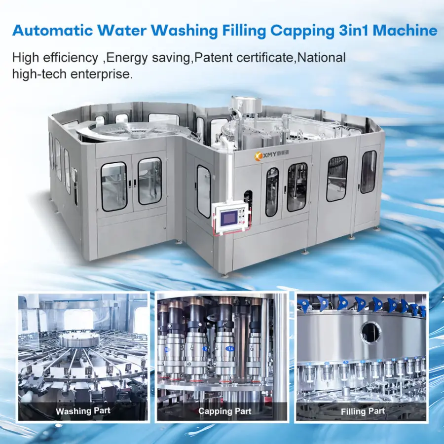Custom 3 In1 Water Bottle Filling Machine Fully Automatic Bottling Plant — image 3