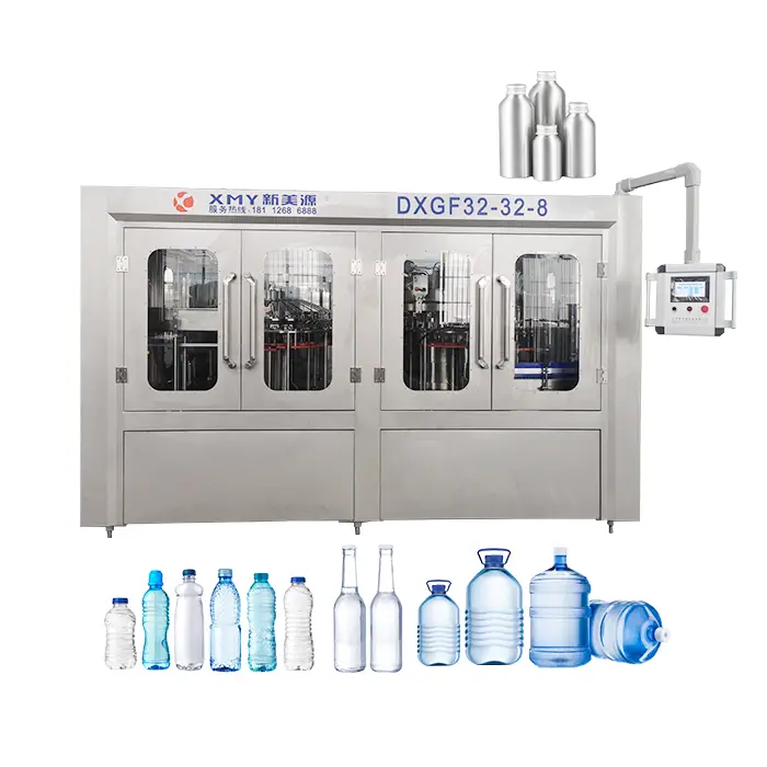 Automatic Water Bottle Washing Filling Capping Machine — view 1